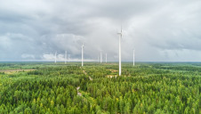 Wind farm in Kokkolantie ,Finland